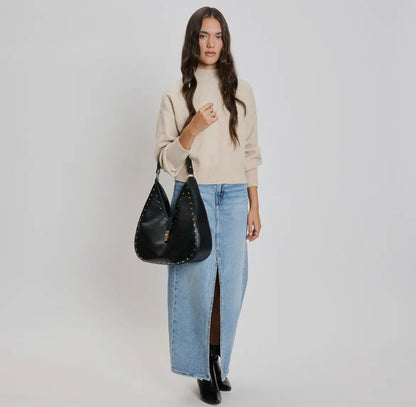 Olivia Hobo Bag - Black