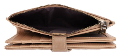 Crissy Woven Wallet: Light Taupe