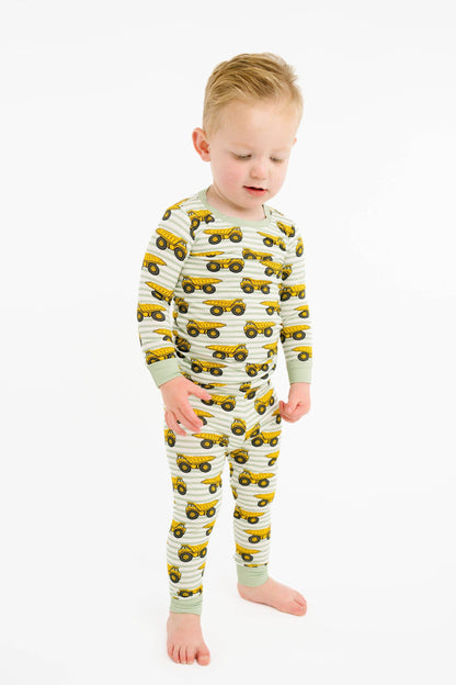 Dump Trucks Bamboo Set