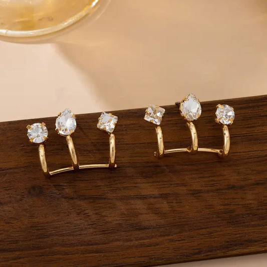 Crystal Ear Jacket - Gold