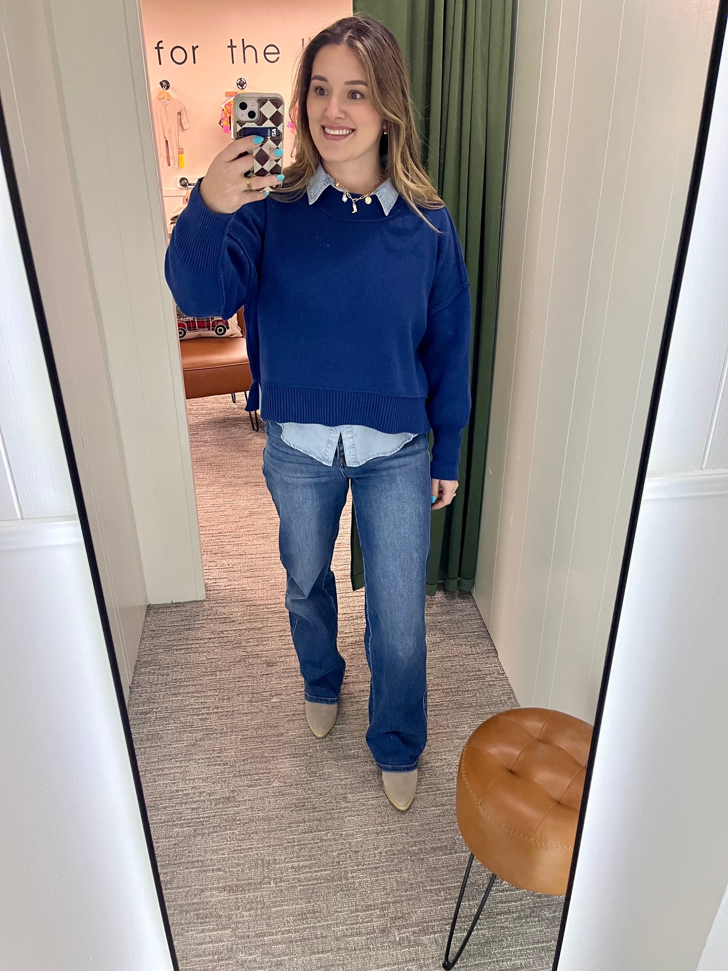 Demi Sweater - Light Navy