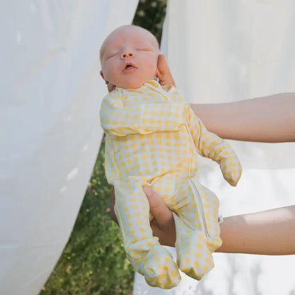 Citron Bamboo Zip Pajamas