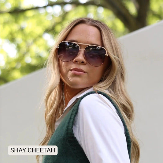 Shay - Women's Large Aviator - Cheetah