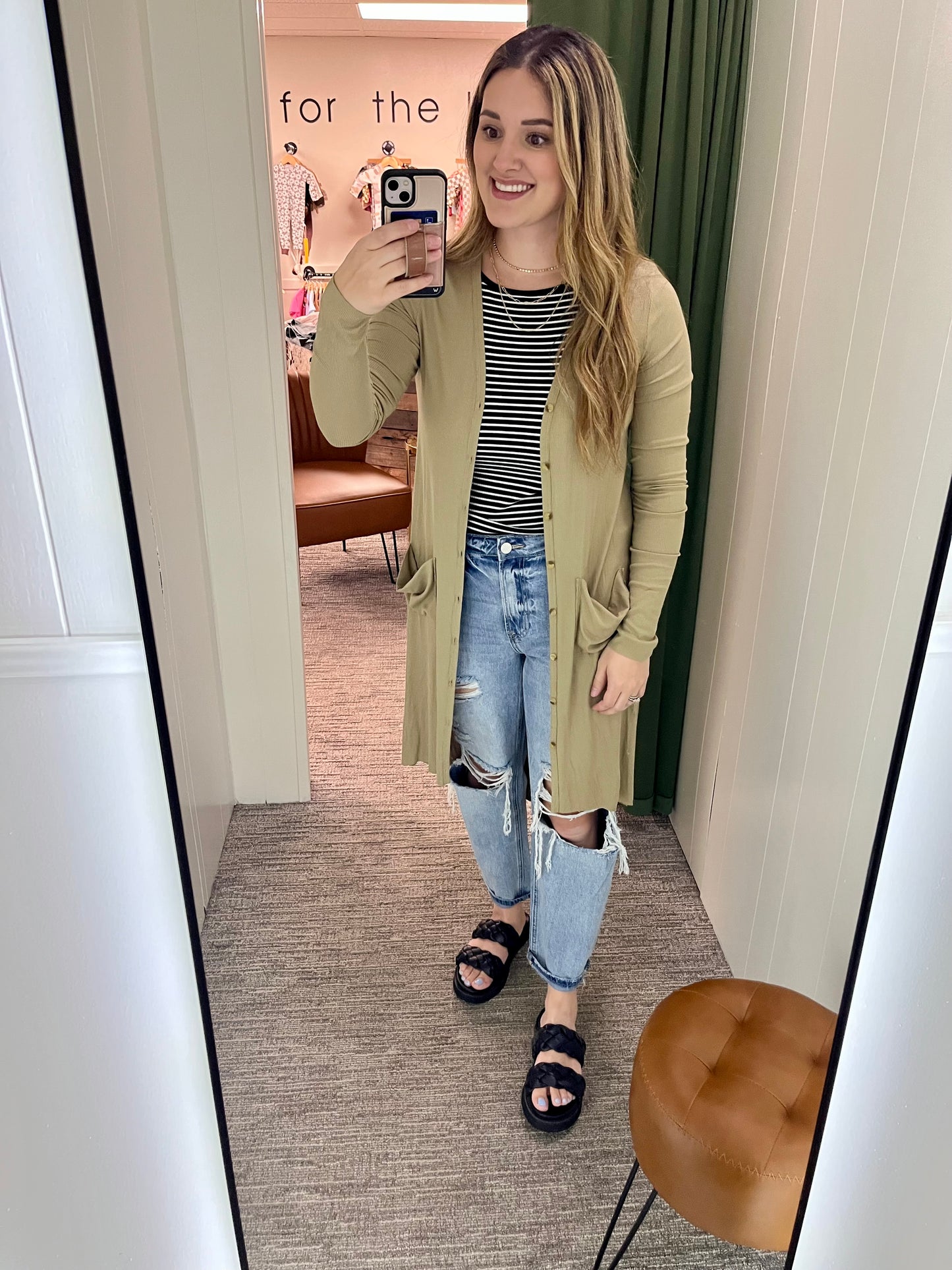 Tracyn Cardigan - Green
