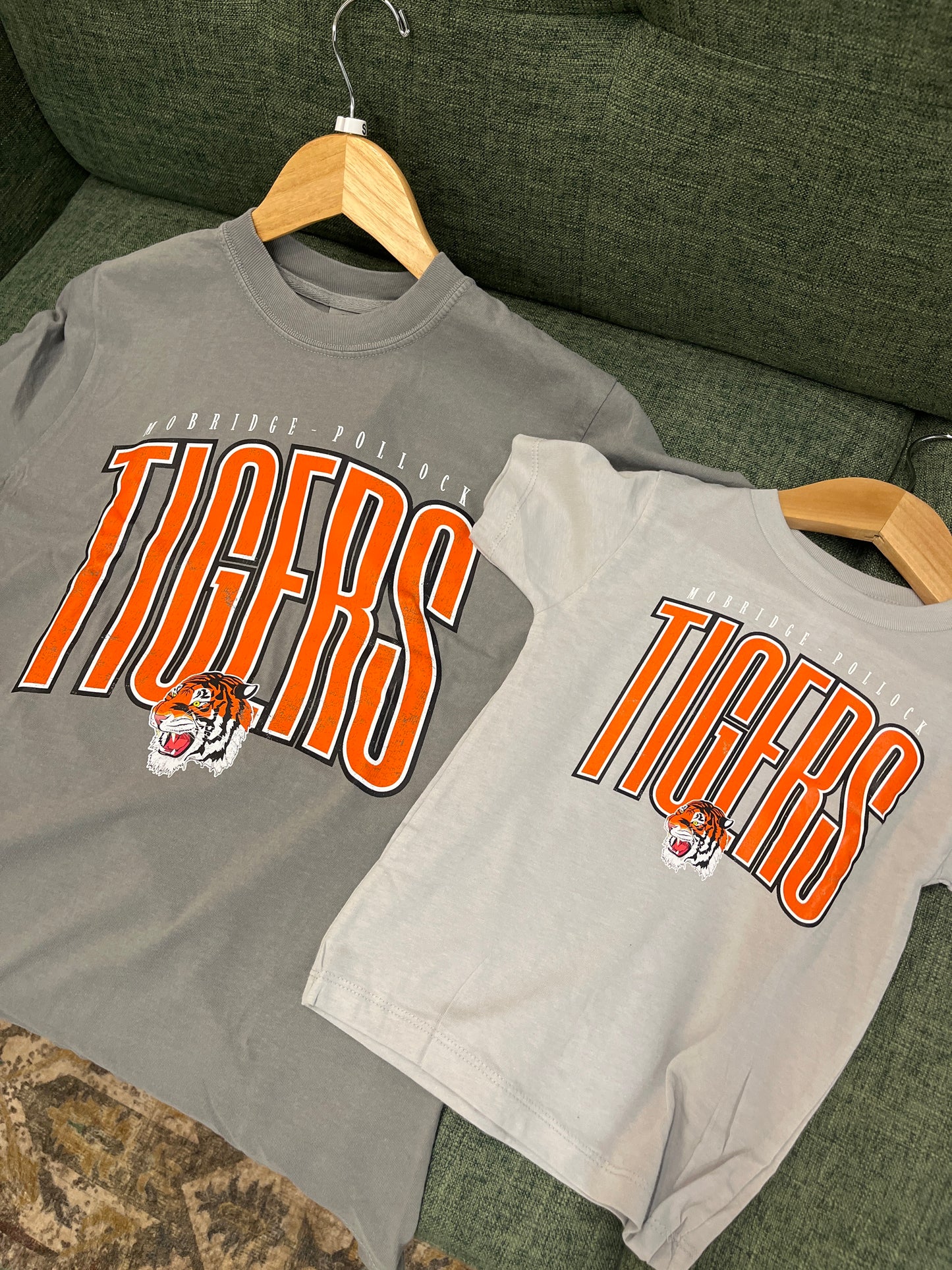 Tigers Heritage Collection Tee - Light Gray