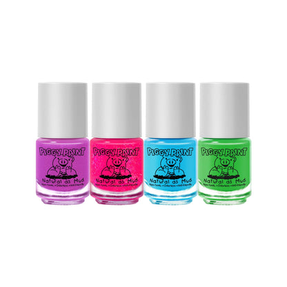 Rainbow 4 Polish Box Set Non-Toxic Kids Nail Polish
