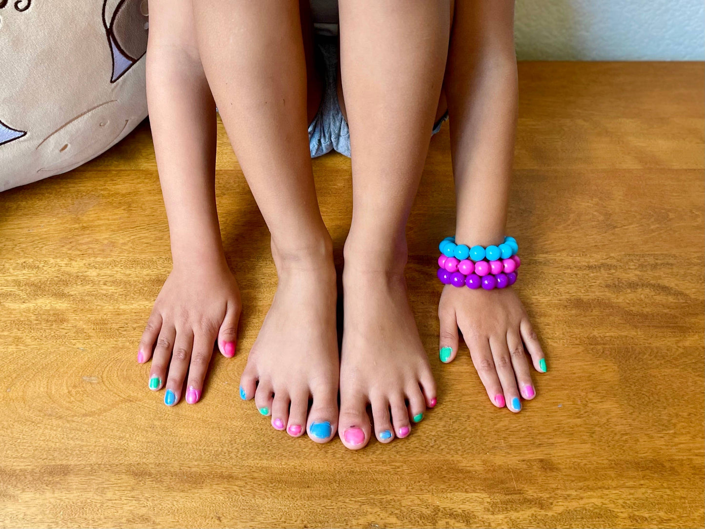 Rainbow 4 Polish Box Set Non-Toxic Kids Nail Polish