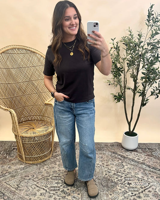 Avalon Classic Fit Tee - Coffee