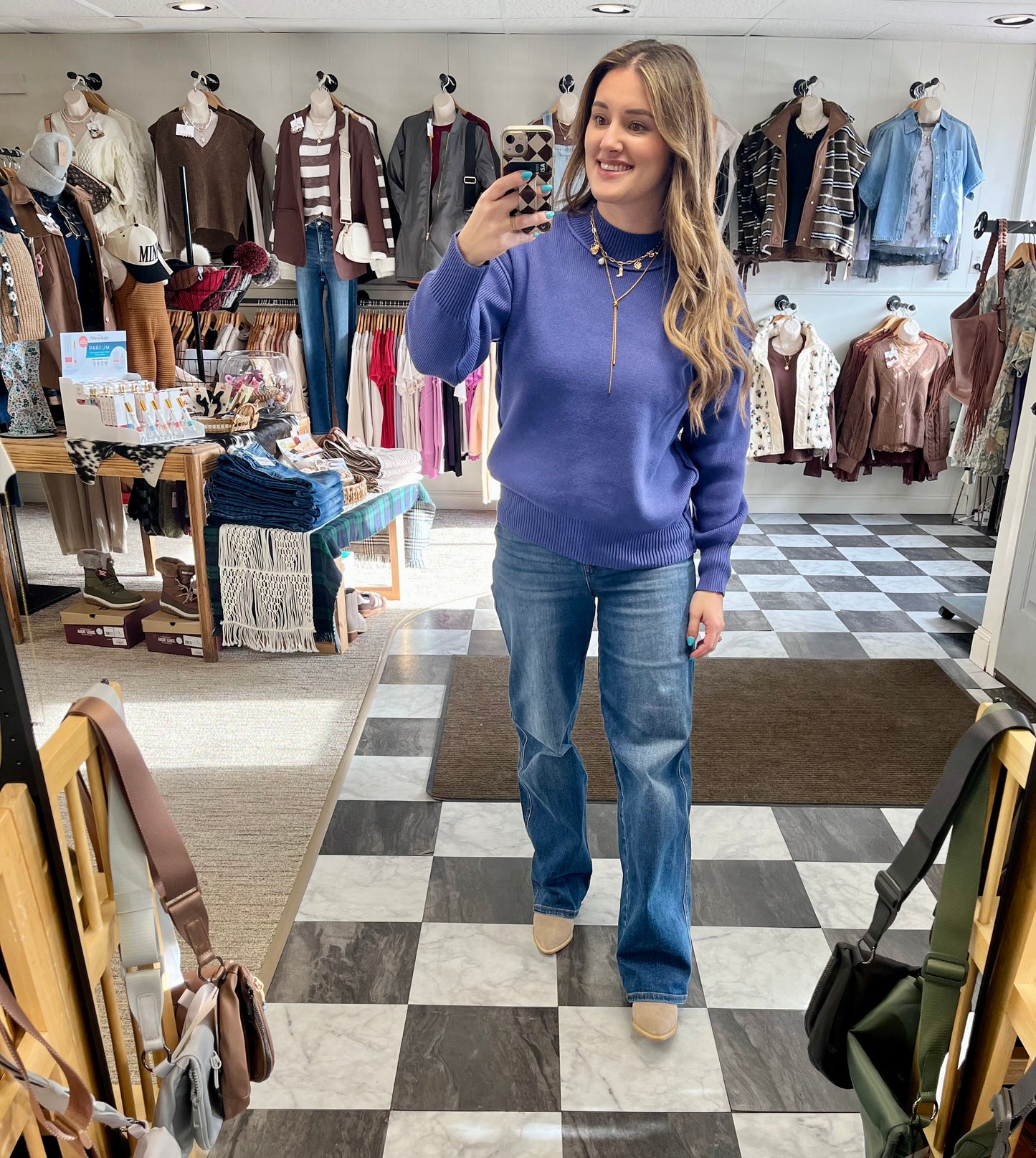 Mazie Sweater - Marlin Blue