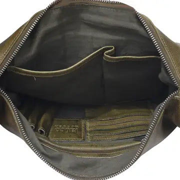 Callie Handcrafted Leather Sling Bag - Black