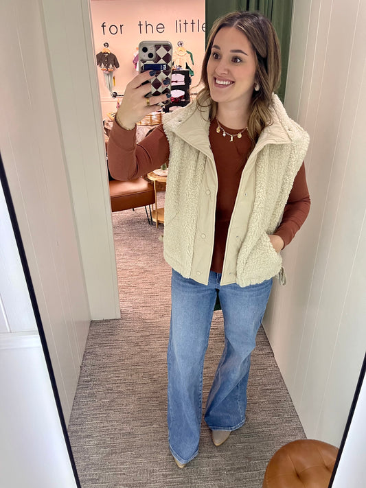 Evie Long Sleeve - Rust