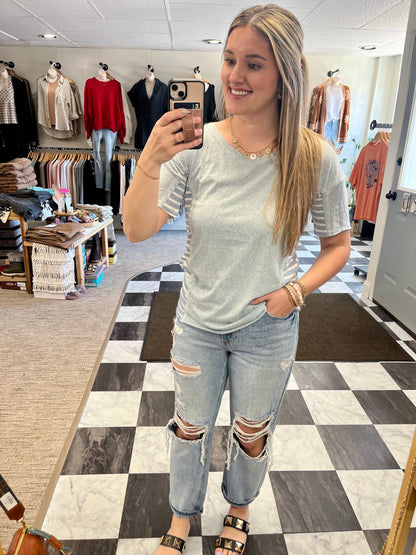Criss Striped Top
