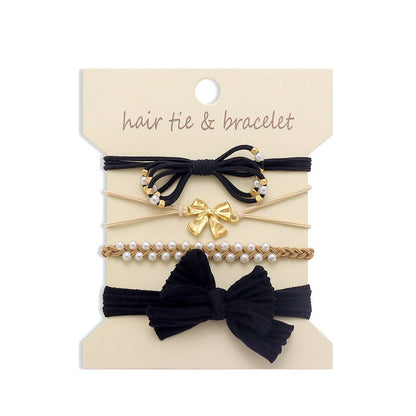 Bracelet Hair Ties - Black Set