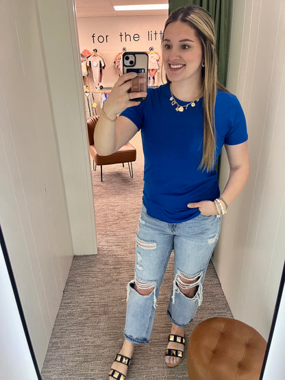 Regan Basic Tee - Royal Blue