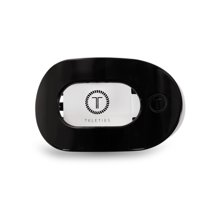 Round Flat Hair Clip | Small | Jet Black