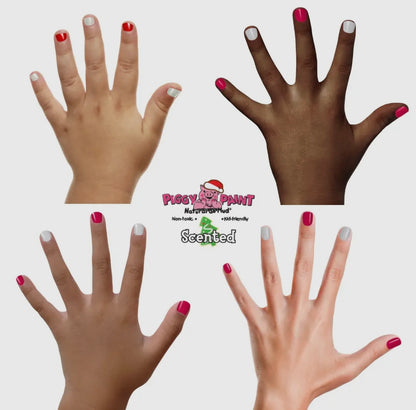 Scented Candy Cane Craze Non-Toxic Kids Nail Polish