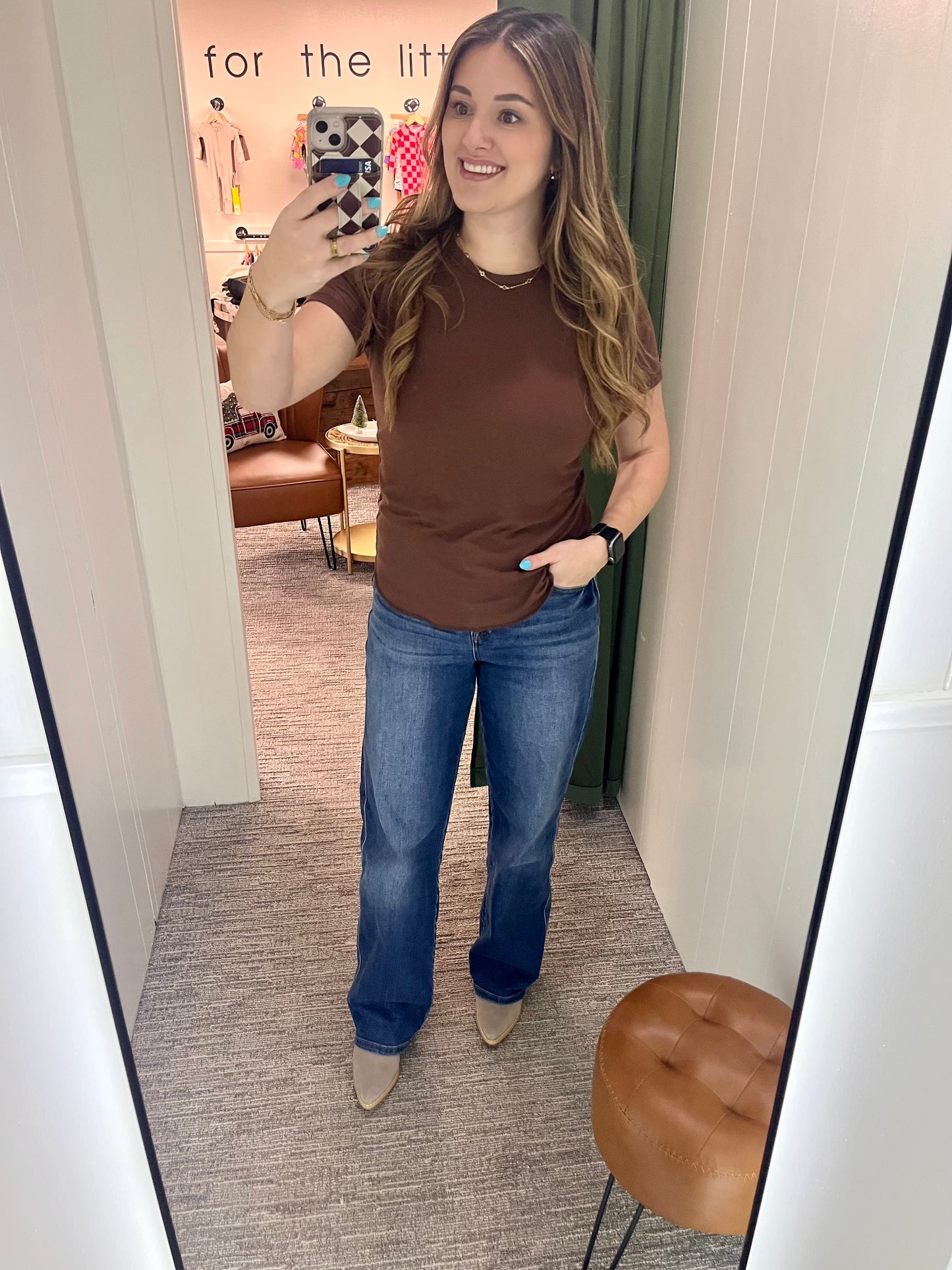 Regan Basic Tee - Brown