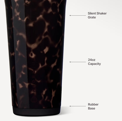 HydroJug 24oz Insulated Shaker - Mocha Tortoise