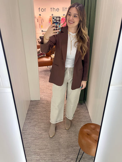 Eloise Blazer - Brown