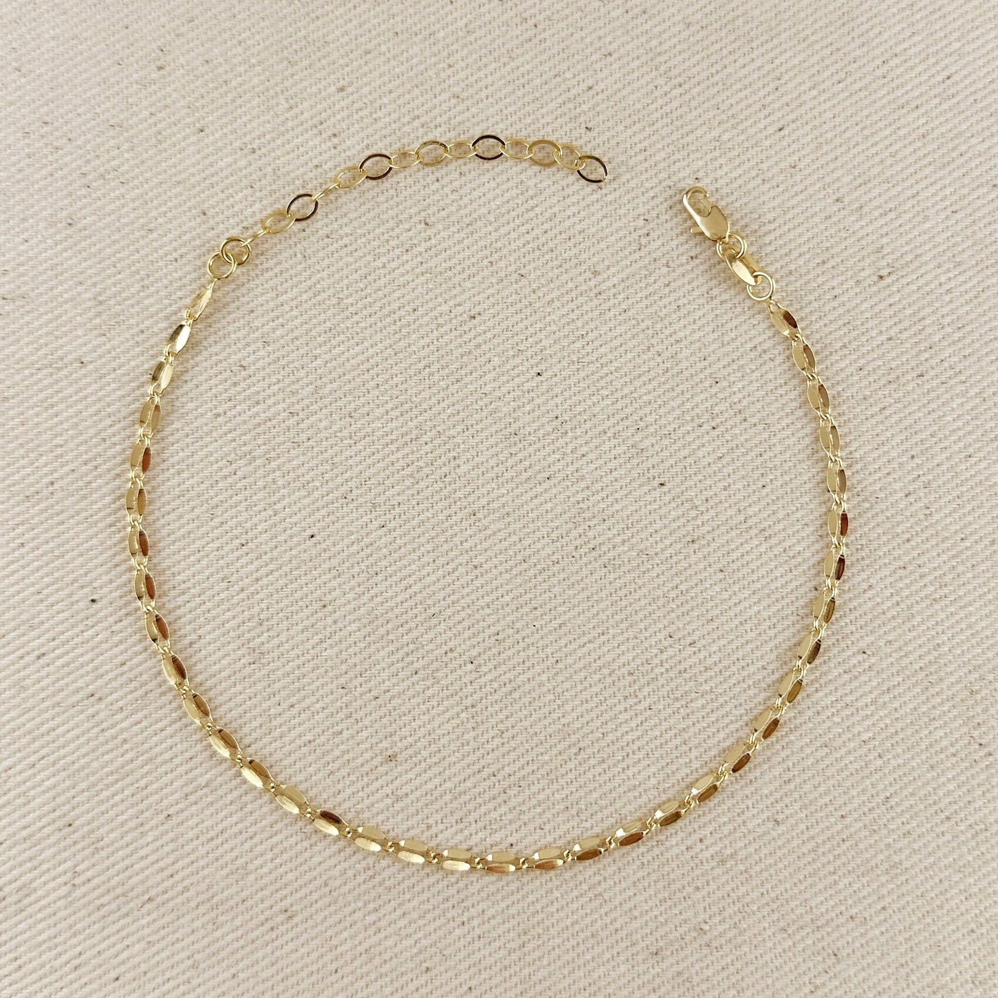 Chain Anklet - 18k Gold