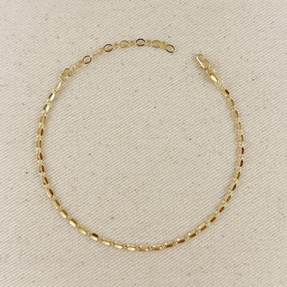 Chain Anklet - 18k Gold