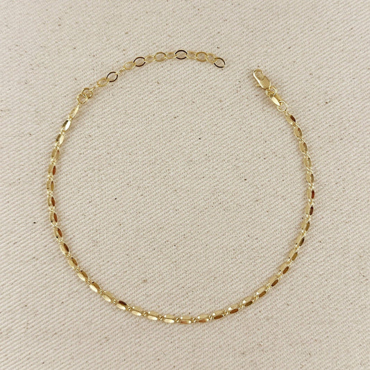 Chain Anklet - 18k Gold