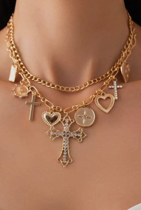 Cross Charm Necklace