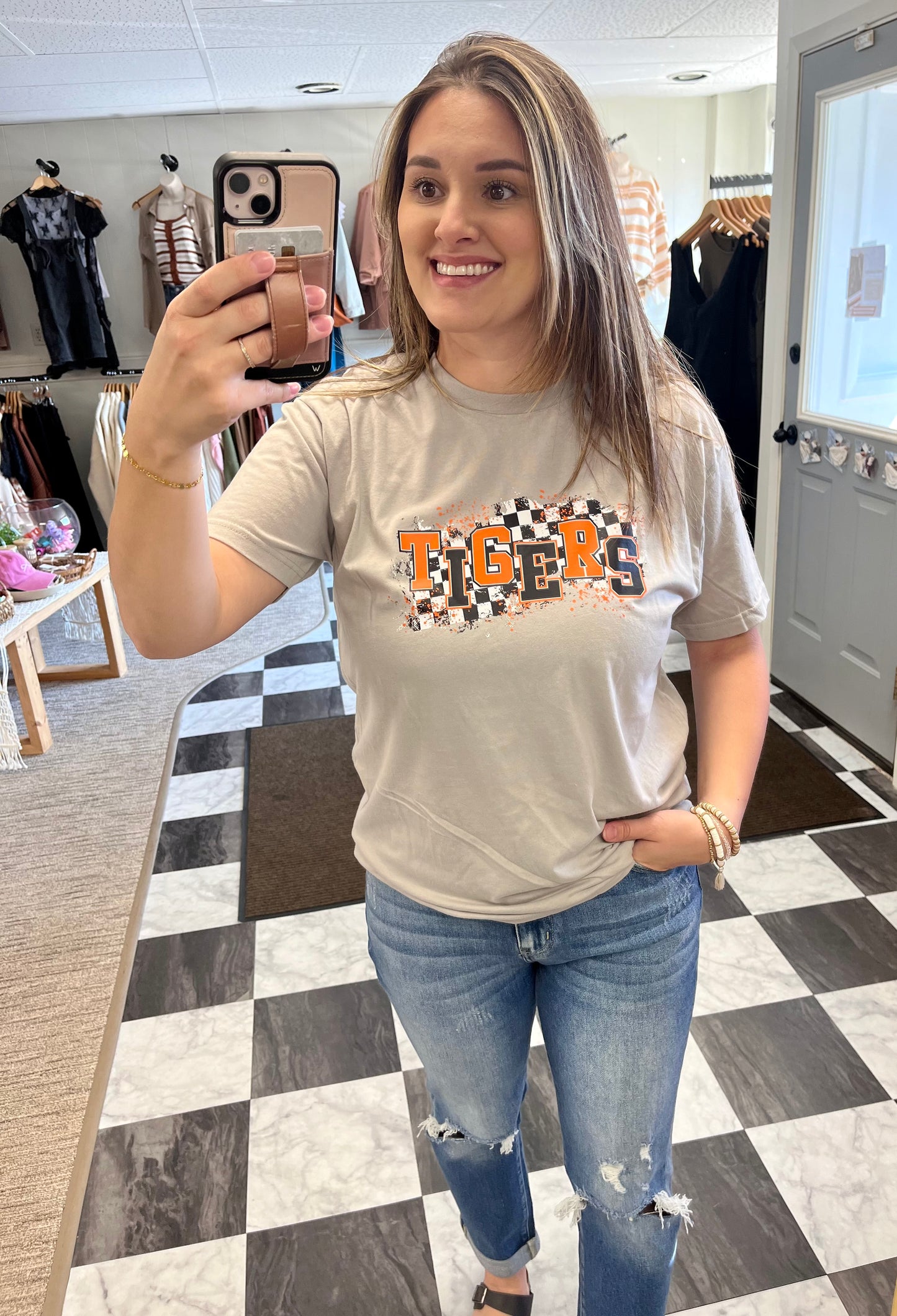 Checkered Tigers T-Shirt