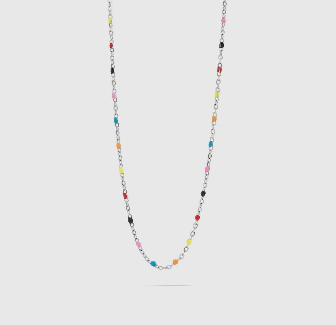 Confetti Chain Neckace - Stainless Steel