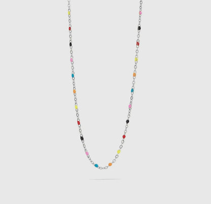 Confetti Chain Neckace - Stainless Steel