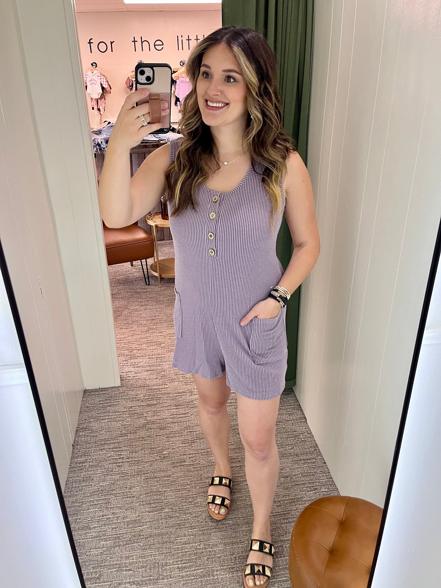 Hattie Romper - Lavendar