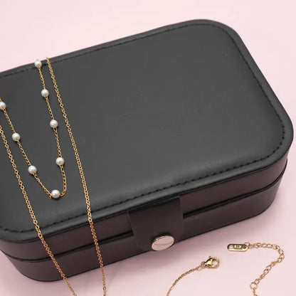 Jewelry Organizer Travel Case - Black