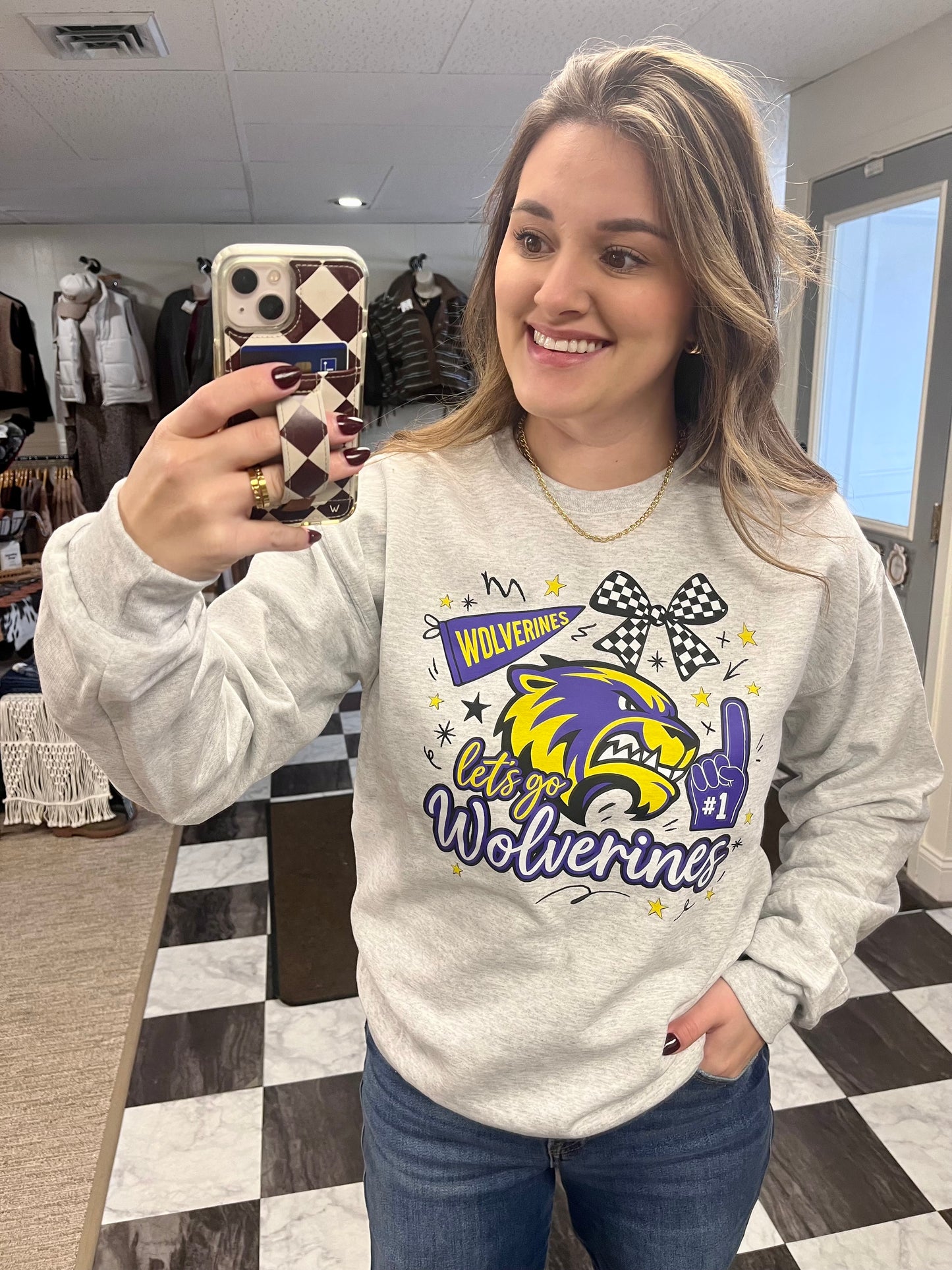 Wolverine Spirit Crewneck Sweatshirt