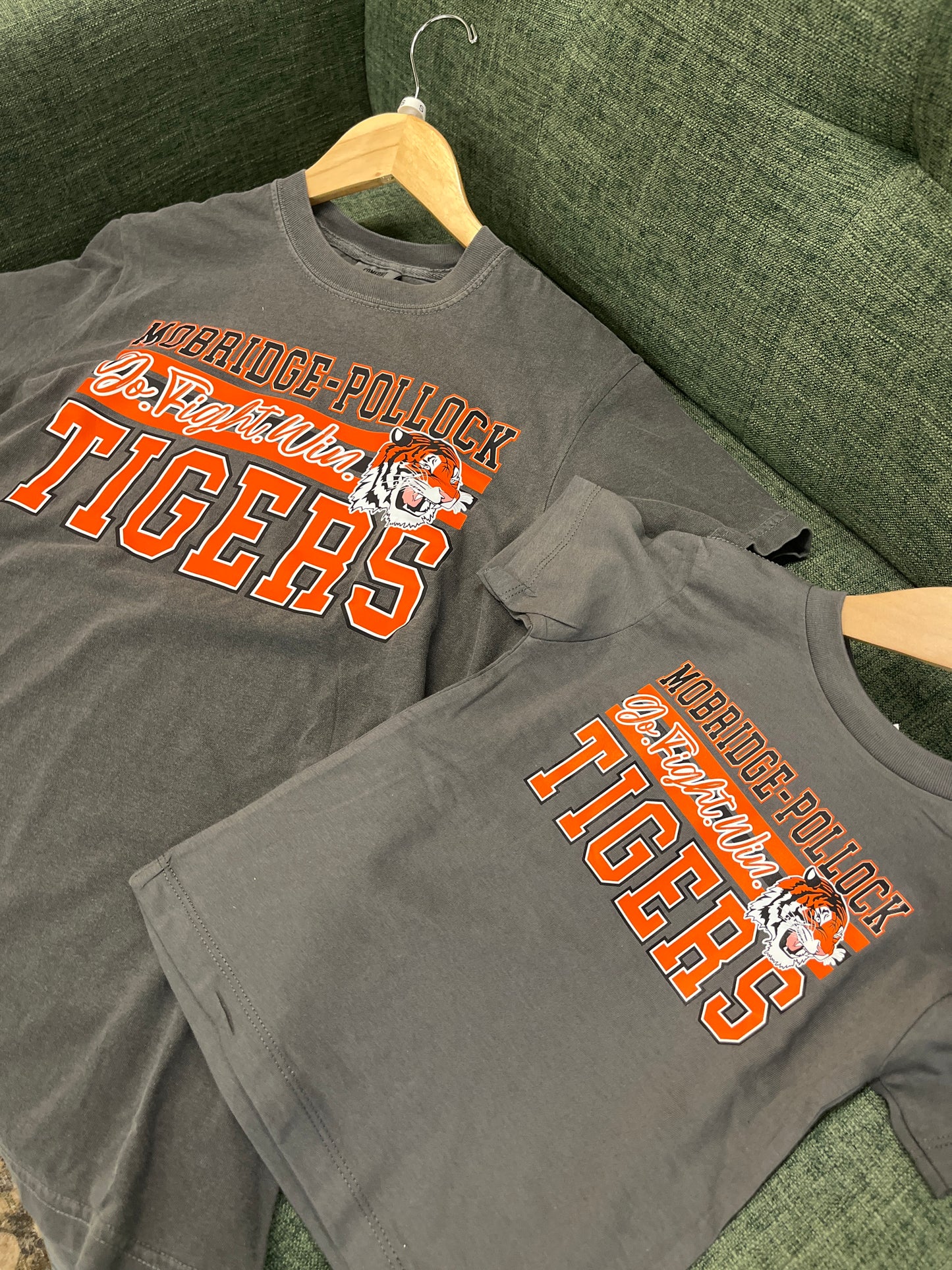 Go. Fight. Win Tee - Dark Gray