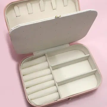 Jewelry Organizer Travel Case - Off White
