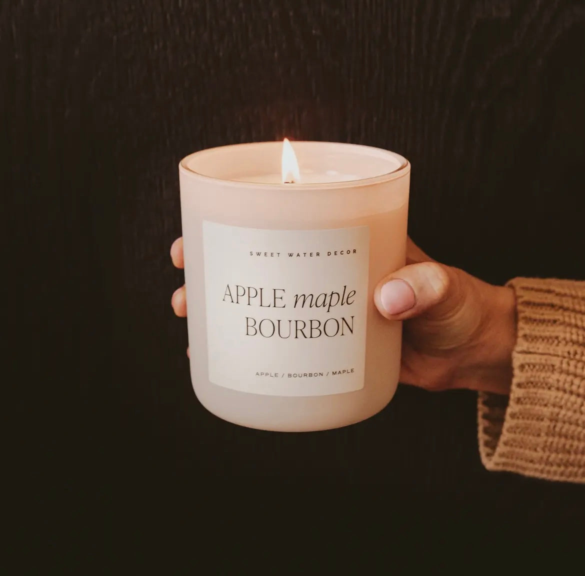 Apple Maple Bourbon Soy Candle - 15 oz