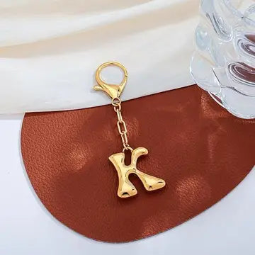 Bubble Letter Bag Charm