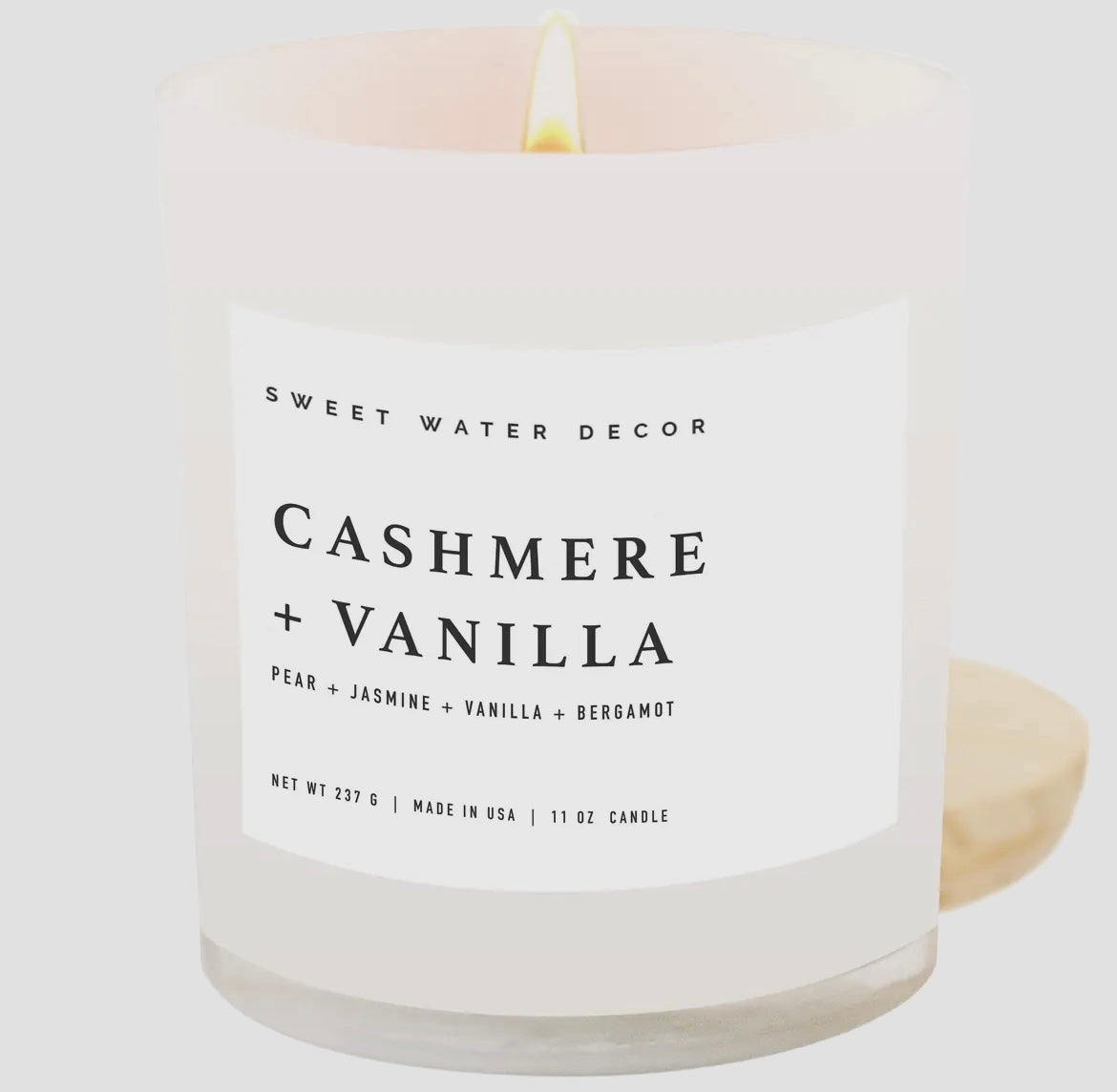 Cashmere Vanilla Soy Candle - 11 oz