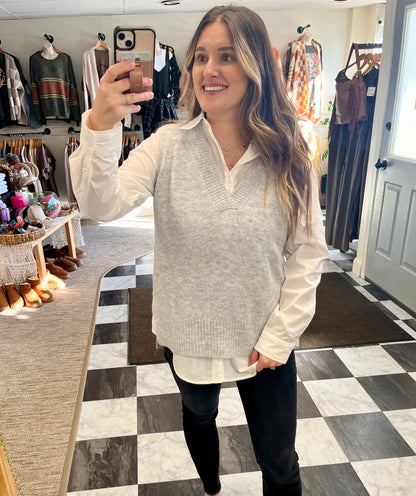 Collyns Button Up - White
