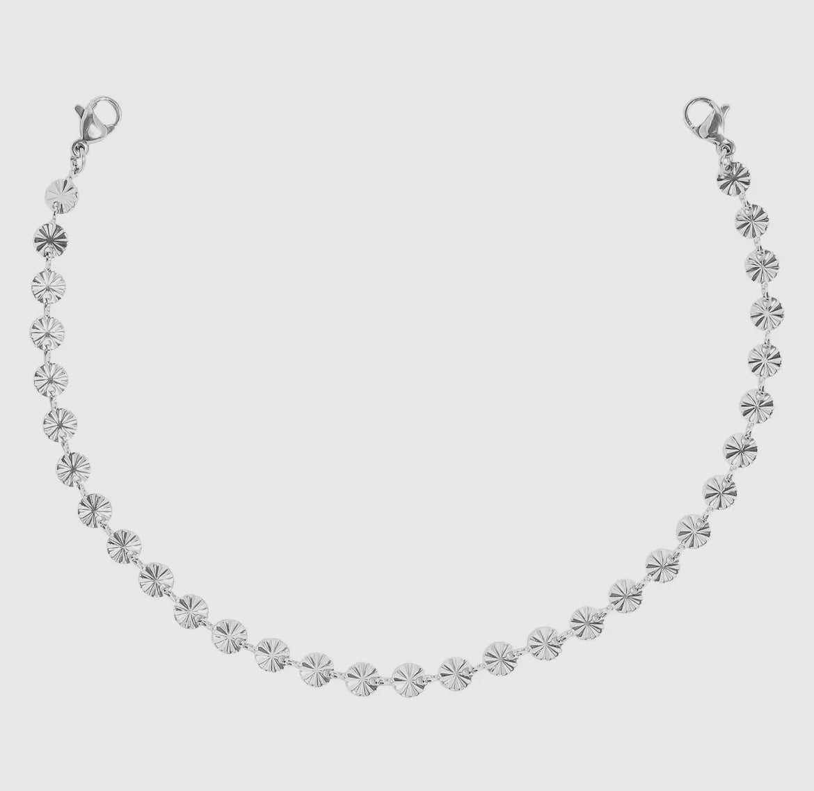 Sunburst Hat Chain - Silver