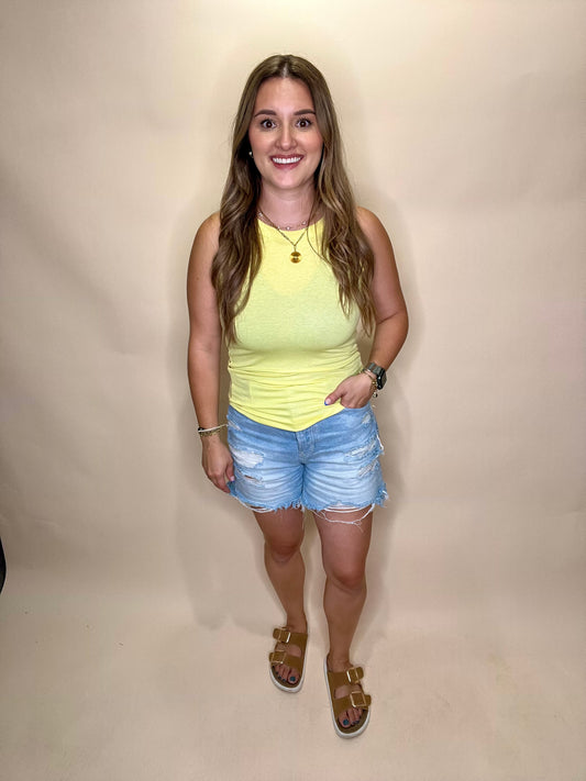 Lennon Basic Tank - Yellow
