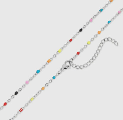 Confetti Chain Neckace - Stainless Steel