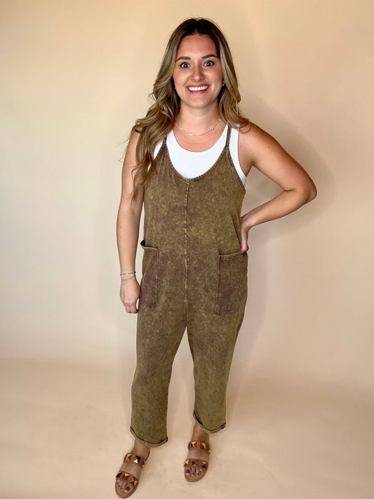 Tenley Overalls - Brown