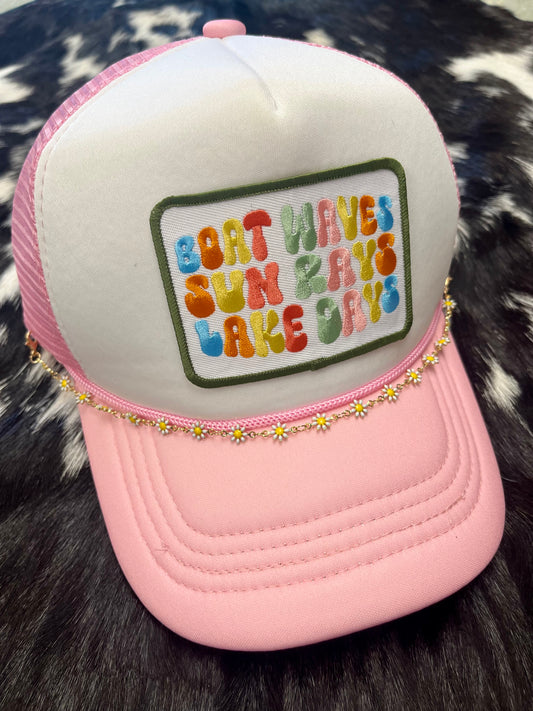 Lake Days Hat - Light Pink