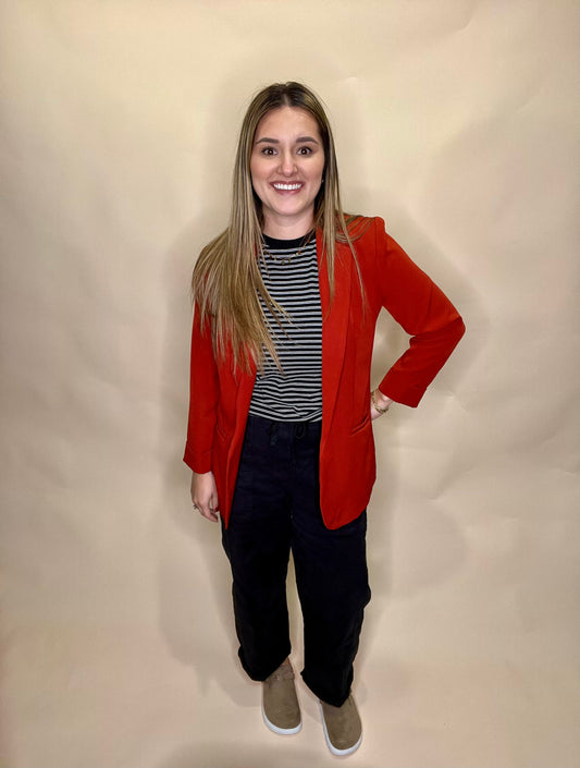 Eloise Blazer - Rust