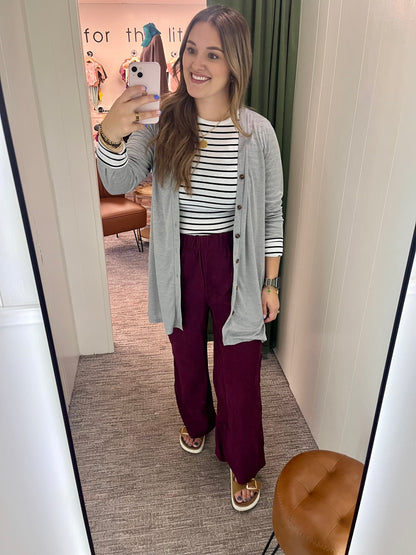 Serena Cardigan - Gray