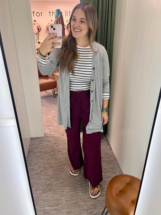Serena Cardigan - Gray