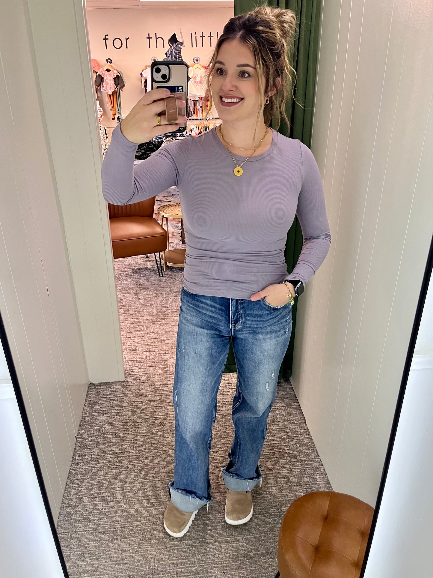 Elena Long Sleeve - Lilac