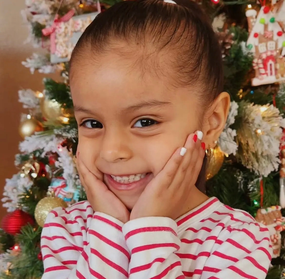 Scented Candy Cane Craze Non-Toxic Kids Nail Polish