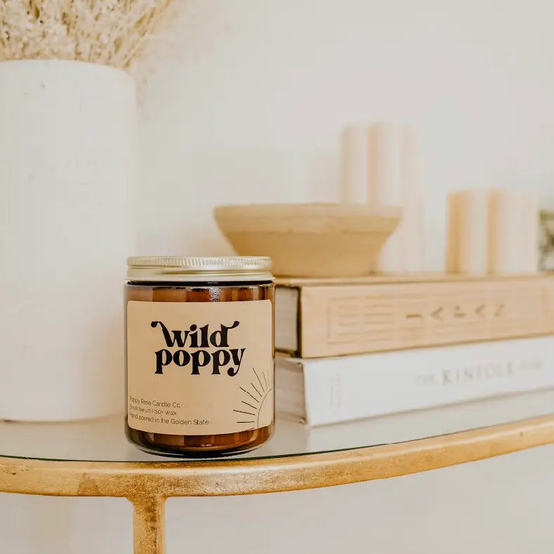 Wild Poppy Candle